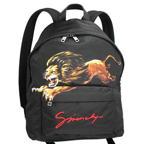 Givenchy Lion Print Backpack In Black 